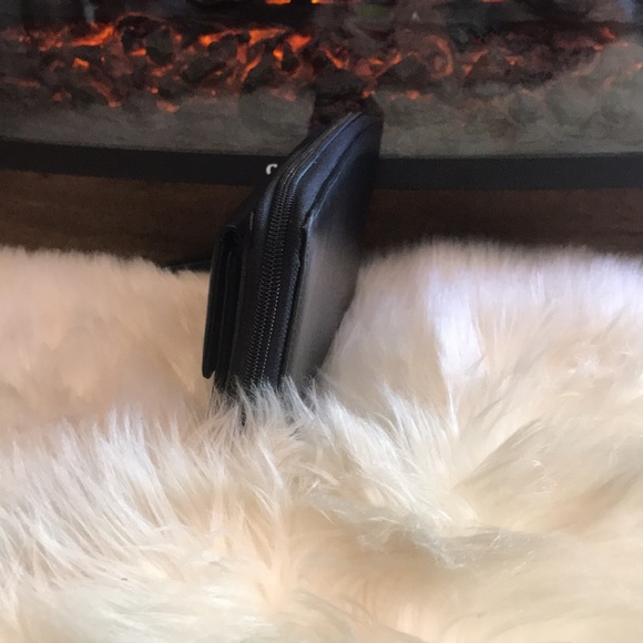 Borgasets Leather Organizer Clutch Zip Wallet - Picture 8 of 8